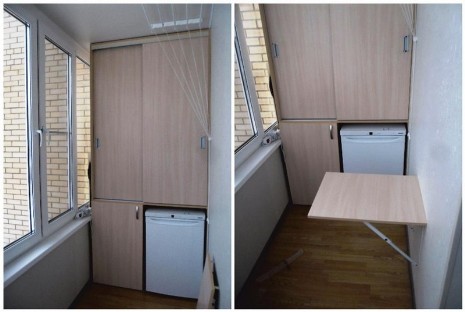 Встроенный  шкаф на балкон цена 29890 руб.