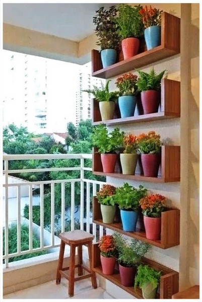 Полки для цветов на балкон фото 846