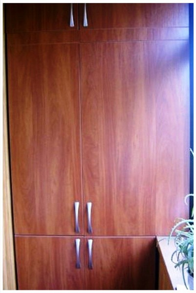 Встроенный шкаф на лоджию слива фото 407
